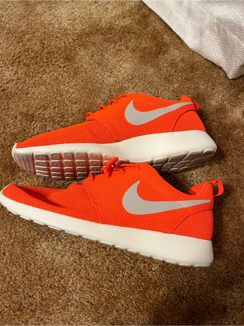 Nike Women's Vibrant Orange Mesh Running Shoes